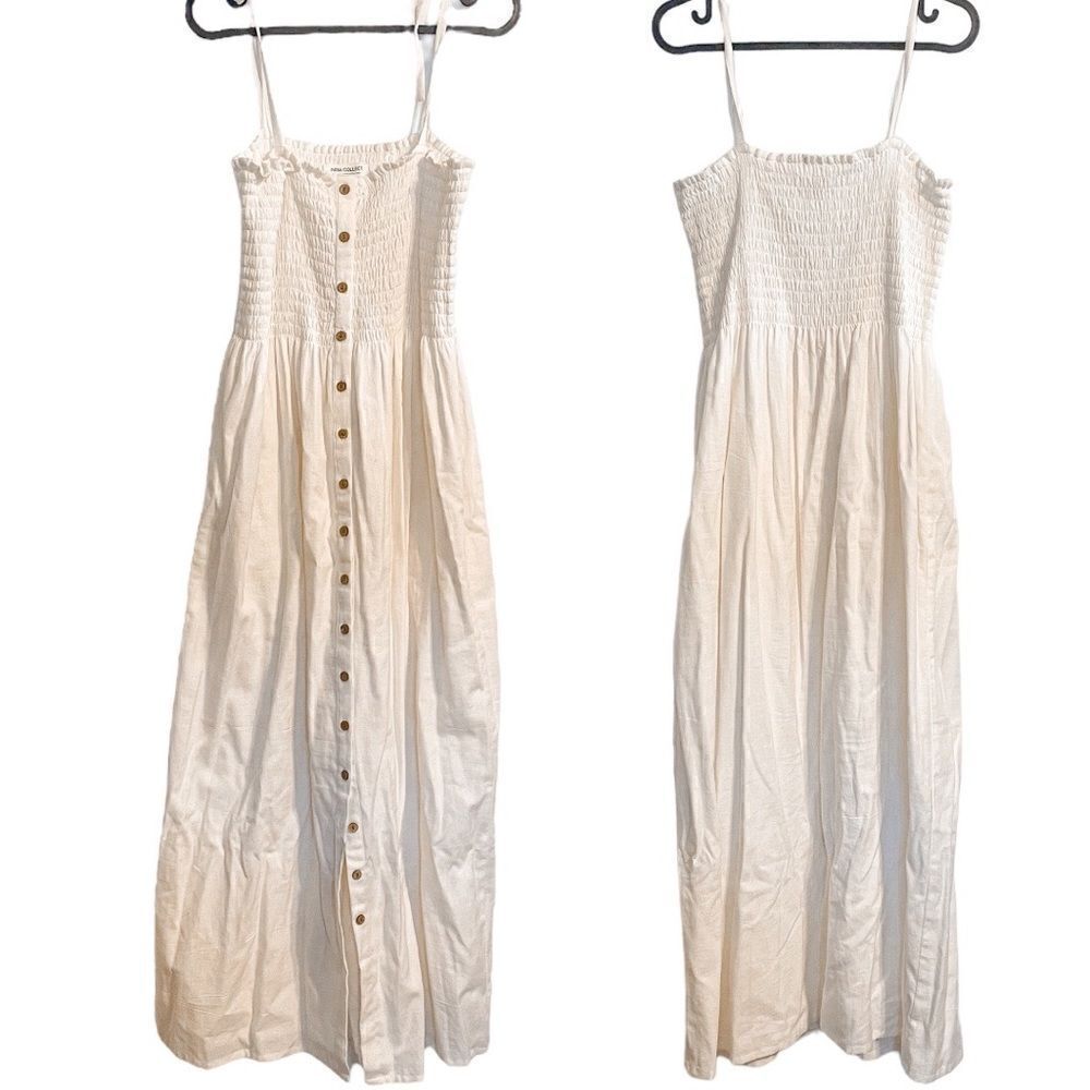 Emerson Fry Santiago Sundress Midi in Buttercream - Picture 5 of 8